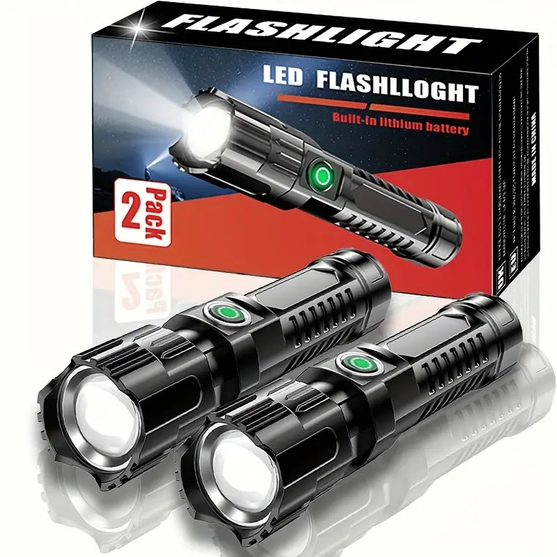 2 lampe de poche LED YANHUO, 350 lumens ultra-lumineuse