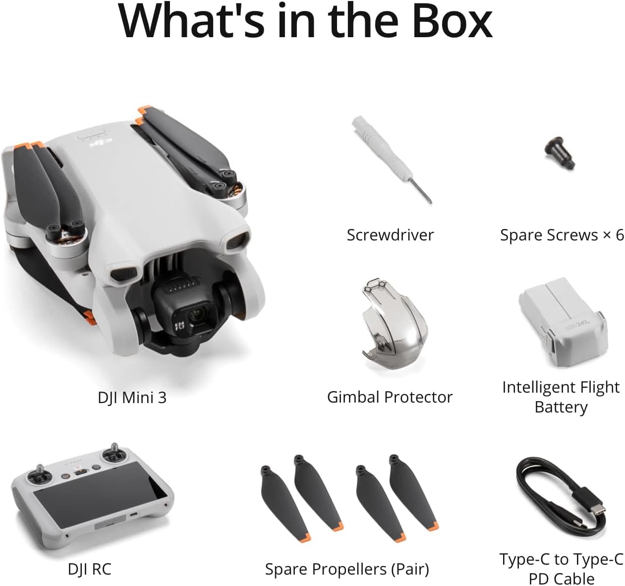 DJI Mini 3 (DJI RC) – Mini drone léger et pliable