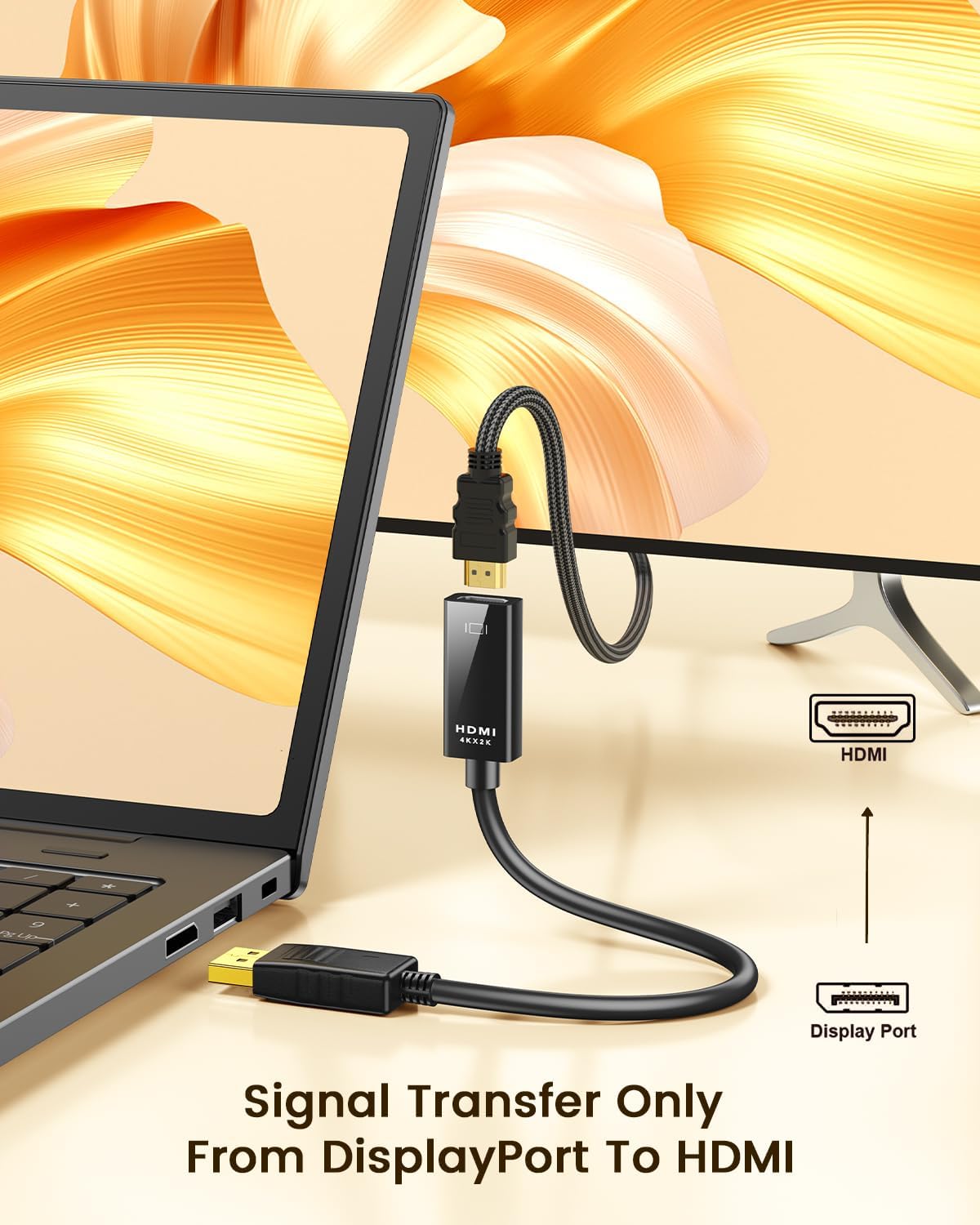 Adaptateur displayport mâle a HDMI femelle