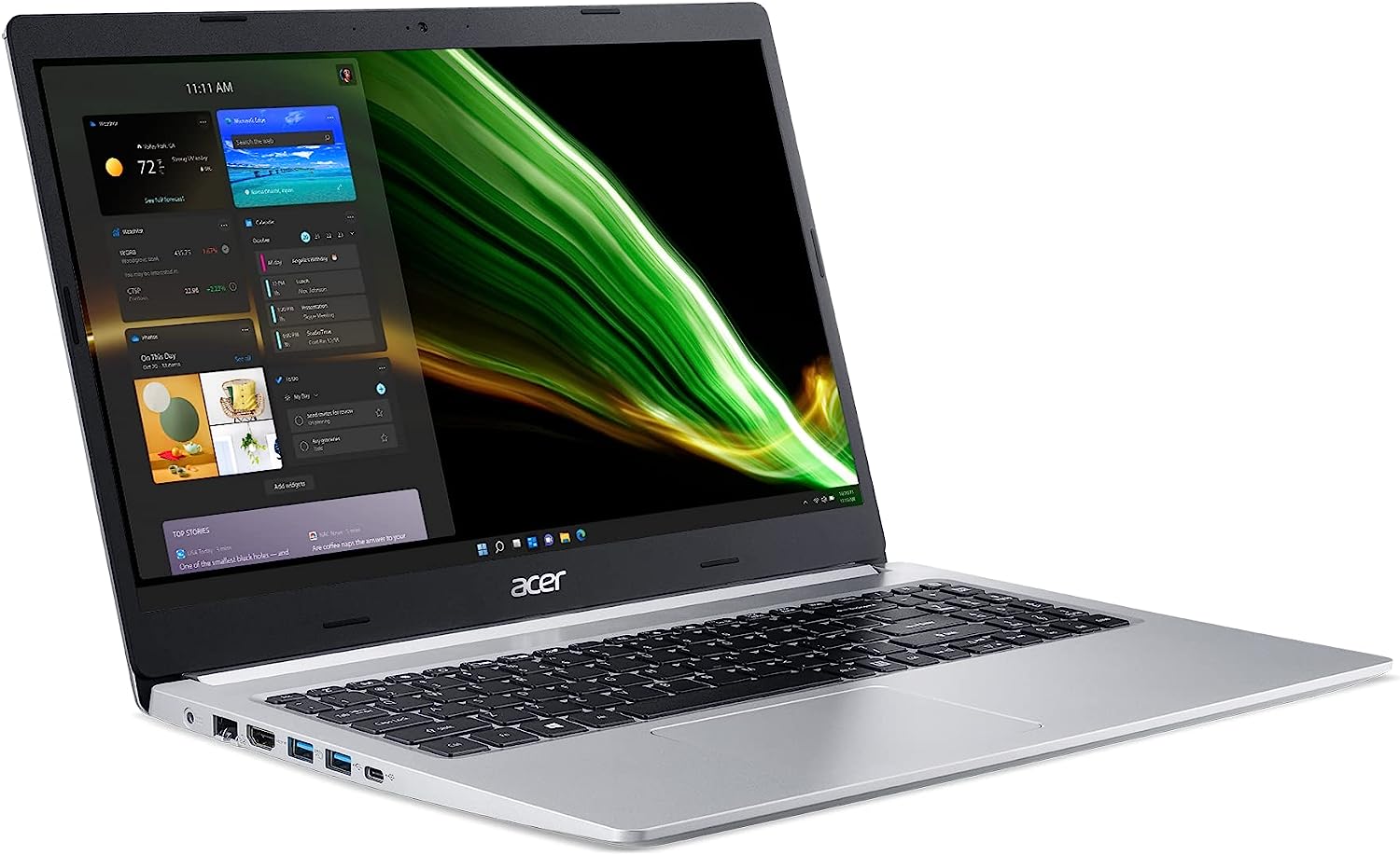 Acer Aspire 5, 15,6 FHD IPS, AMD Ryzen R5-5500U, 8 Go