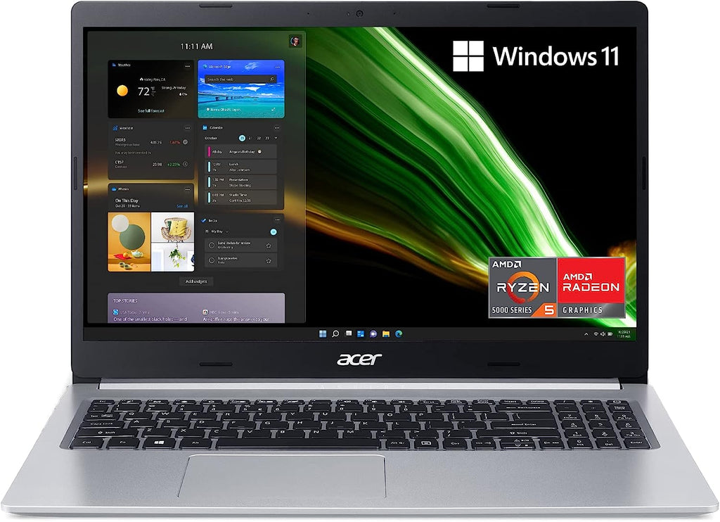 Acer Aspire 5, 15,6 FHD IPS, AMD Ryzen R5-5500U, 8 Go