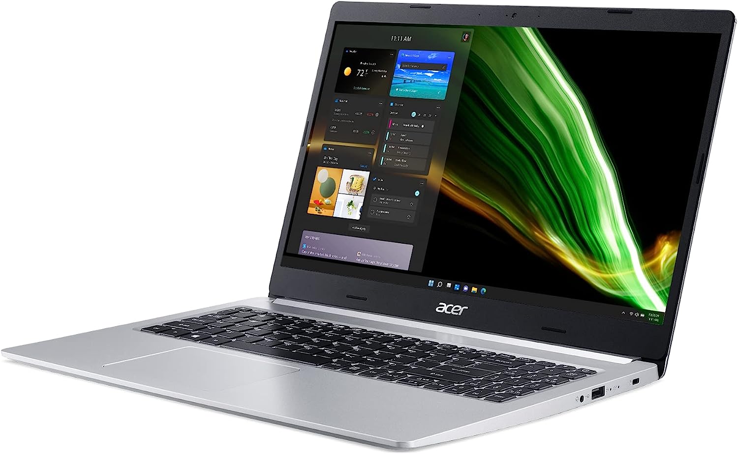 Acer Aspire 5, 15,6 FHD IPS, AMD Ryzen R5-5500U, 8 Go