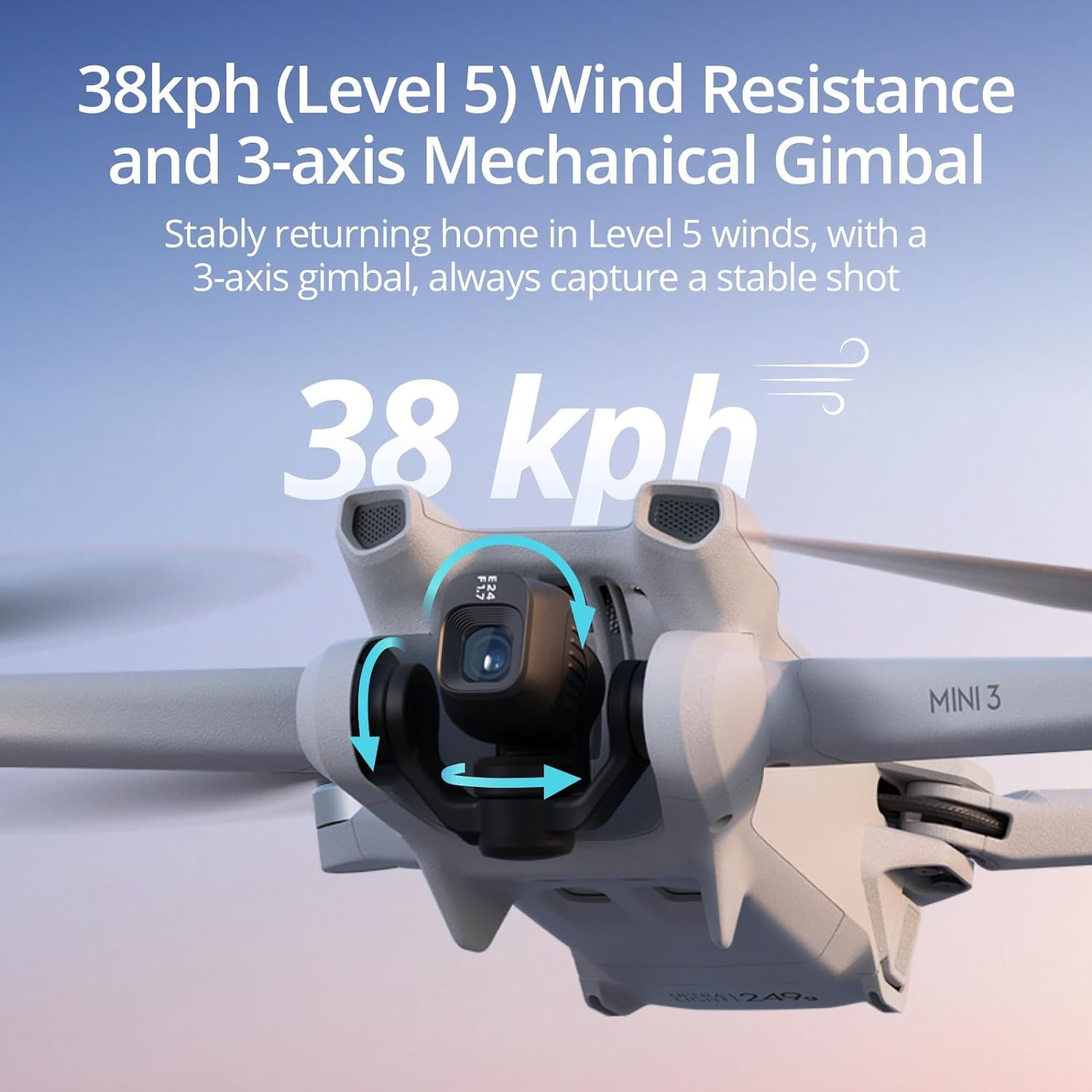 DJI Mini 3 (DJI RC) – Mini drone léger et pliable