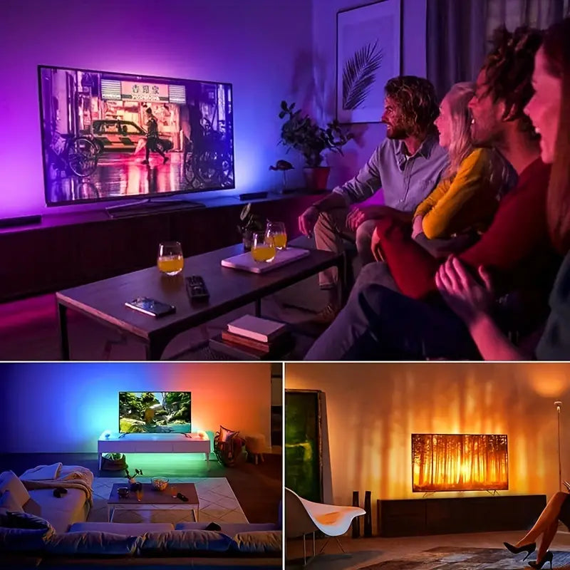 Bande De LED, RGB 2835 Infrarouge 44 Contrôleur De Clé Décoration De Veilleuse