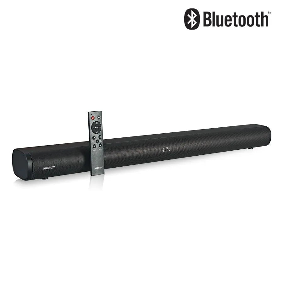 Barre de son Bluetooth 2.1 canaux avec haut-parleur d'extrêmes graves intégré -