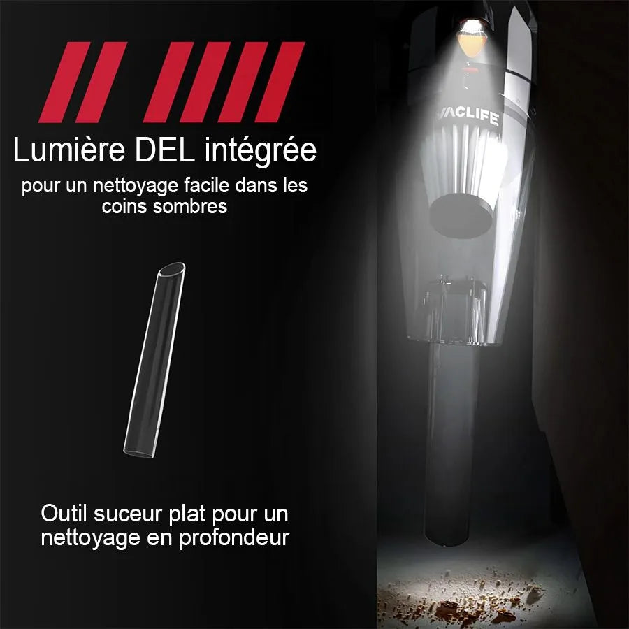 Aspirateur à main sans fil VACLIFE avec accessoires - 11.1 V