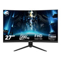 Moniteur de jeu incurvé HAJAAN 27 pouces FHD avec rétroéclairage RGB